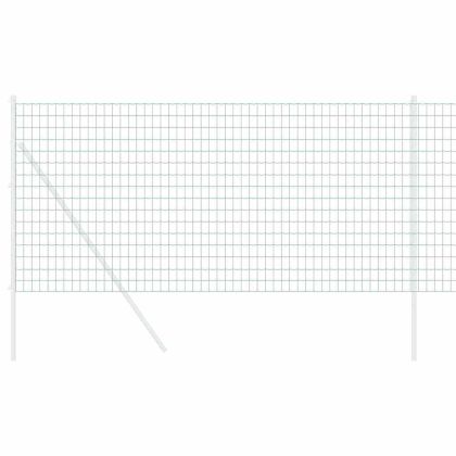 Европейска ограда Зелен 1 x 10 m Желязо с PVC покритие