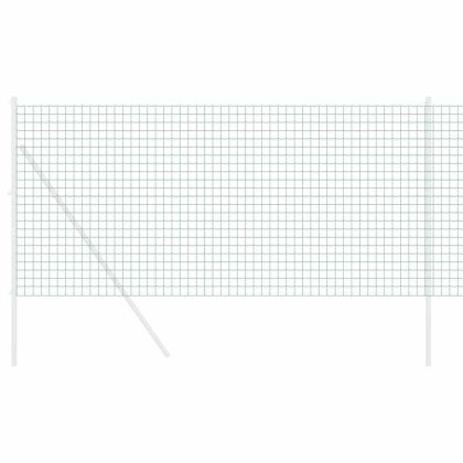 Европейска ограда Зелен 1.2 x 25 m Желязо с PVC покритие