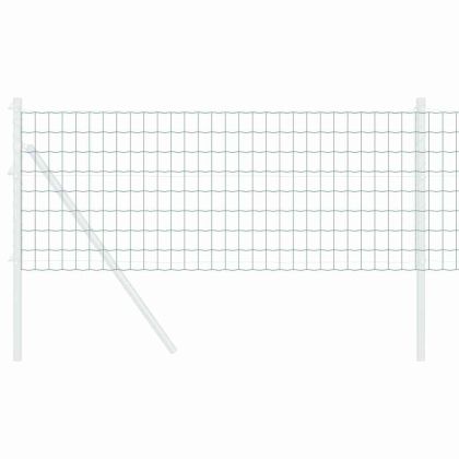 Европейска ограда Зелен 0.4 x 25 м Желязо с PVC покритие