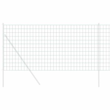 Европейска ограда Зелен 1.2 x 25 m Желязо с PVC покритие
