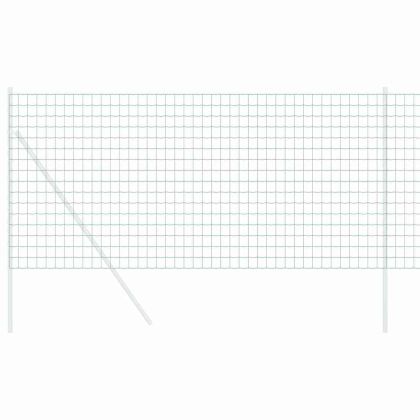 Европейска ограда Зелен 0.6 x 10 м Желязо с PVC покритие