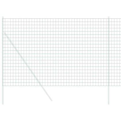 Европейска ограда Зелен 1.6 x 10 m Желязо с PVC покритие