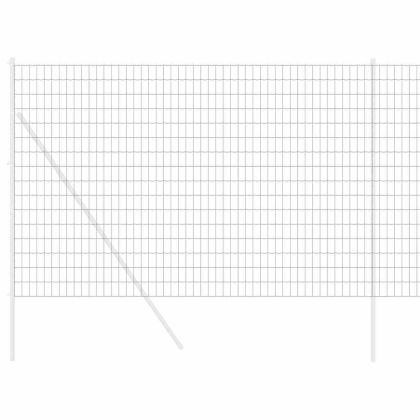 Европейска ограда Сив 1.5 x 10 m Желязо с PVC покритие