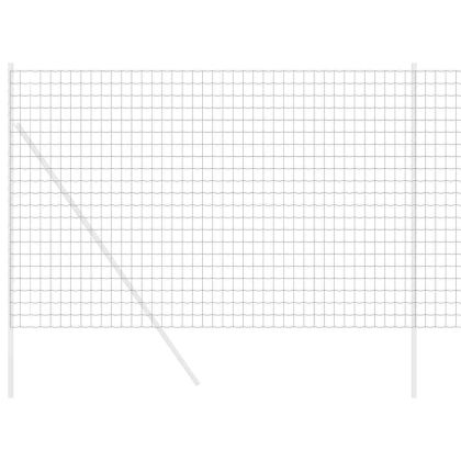 Европейска ограда Черно 1.6 x 10 m Желязо с PVC покритие