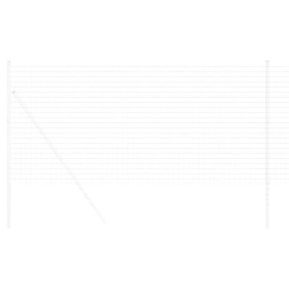 Европейска ограда Сребрист 1 x 10 m Горещо поцинкована желязо