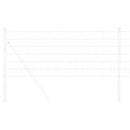 Европейска ограда Сребрист 0.6 x 25 м Горещо поцинкована желязо