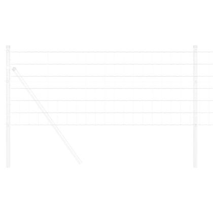 Европейска ограда Сребрист 0.6 x 50 м Горещо поцинкована желязо