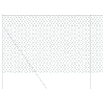 Шестоъгълна ограда Зелен 1.6 x 50 m Стомана