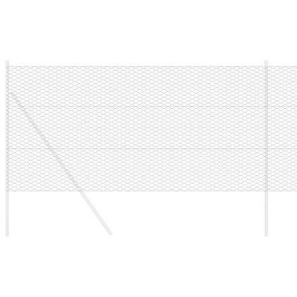 Шестоъгълна ограда Сив 1.4 x 25 m Стомана
