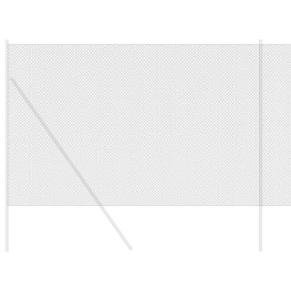 Шестоъгълна ограда Сив 1.6 x 25 m Стомана