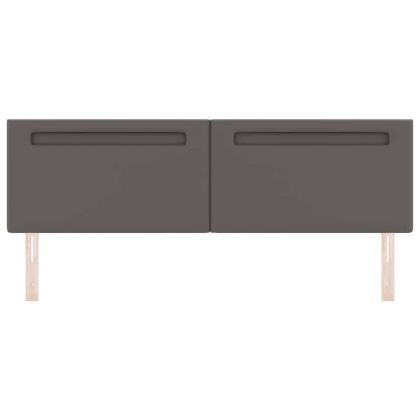 LED глава Сив 180 cm Изкуствена