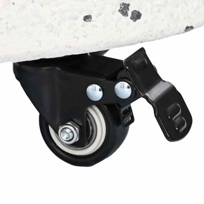 Основа за чадър Бял и черен 45 x 45 x 40 cm Бетон и метал