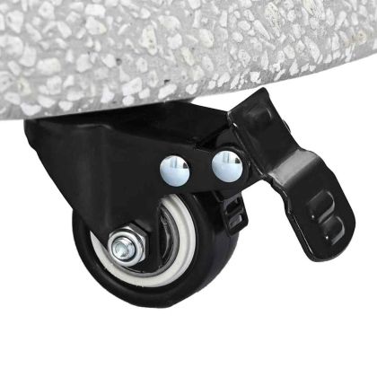 Основа за чадър Светлосив и черен 45 x 45 x 40 cm Бетон и метал