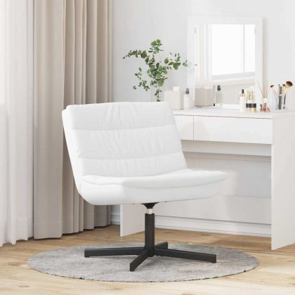 Въртящ се стол Бяло 63 x 75 x 76 см PU