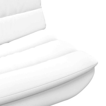 Въртящ се стол Бяло 63 x 75 x 76 см PU