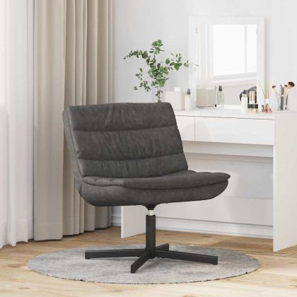 Въртящ се стол Черно 63 x 75 x 76 см Антично PU