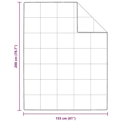 Летен юрган Бяло 155 x 200 см Перо