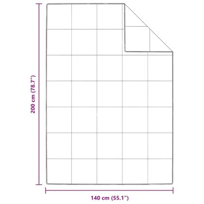 Зимен юрган Бяло 140 x 200 cm Перо