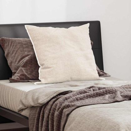 Възглавница с възглавница Бяло 80 x 80 cm Памук