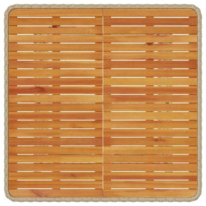 Комплект за хранене в градината Бежово полиратан