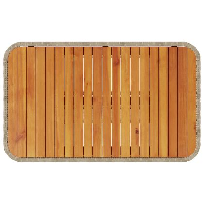 Комплект за хранене в градината Бежово полиратан