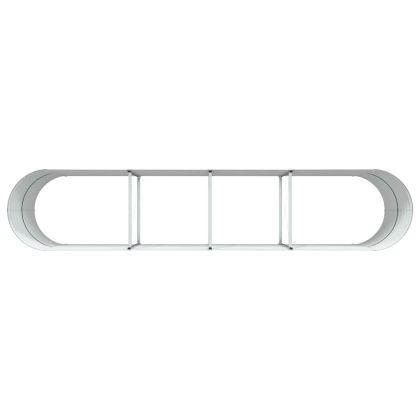 Градинска повдигната леха Зелен 400 x 80 x 81 cm Стомана