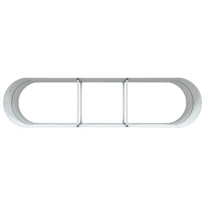 Градинска повдигната леха Зелен 320 x 80 x 81 cm Стомана