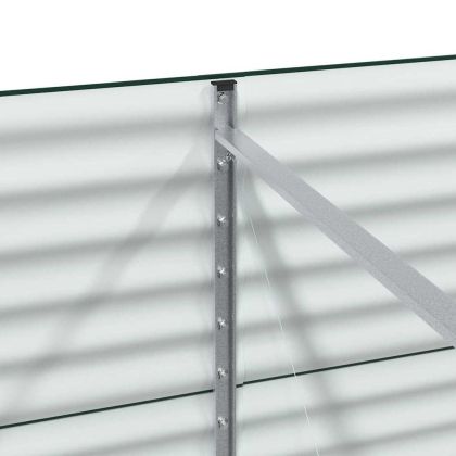 Градинска повдигната леха Зелен 320 x 80 x 81 cm Стомана