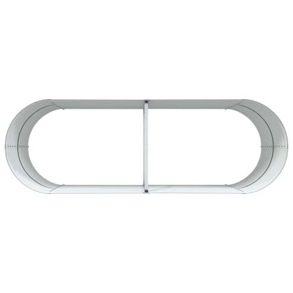 Градинска повдигната леха Зелен 240 x 80 x 81 cm Стомана