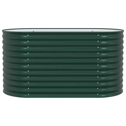 Градинска повдигната леха Зелен 160 x 80 x 81 cm Стомана