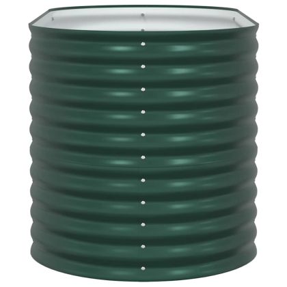 Градинска повдигната леха Зелен 160 x 80 x 81 cm Стомана