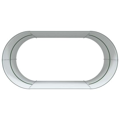 Градинска повдигната леха Зелен 160 x 80 x 81 cm Стомана