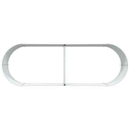 Градинска повдигната леха Зелен 240 x 80 x 44 cm Стомана