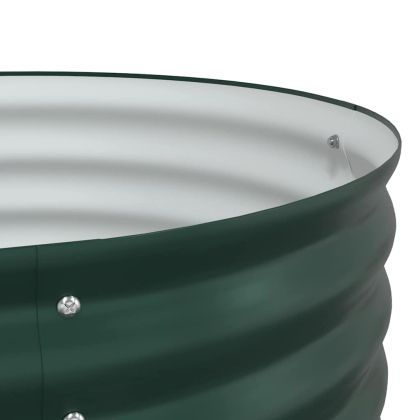 Градинска повдигната леха Зелен 240 x 80 x 44 cm Стомана