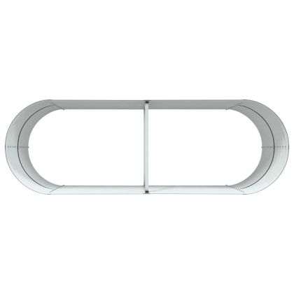 Градинска повдигната леха Кафяво 240 x 80 x 81 cm Стомана