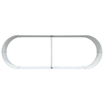 Градинска повдигната леха Кафяво 240 x 80 x 44 cm Стомана