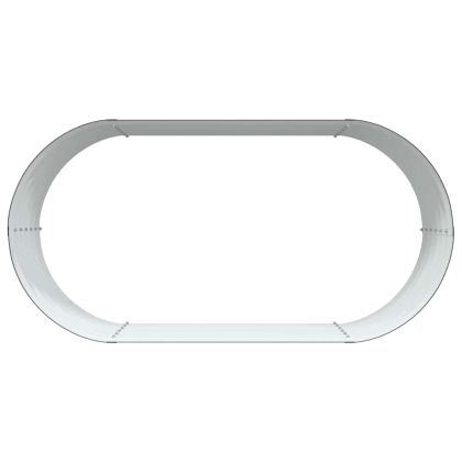 Градинска повдигната леха Кафяво 160 x 80 x 44 cm Стомана