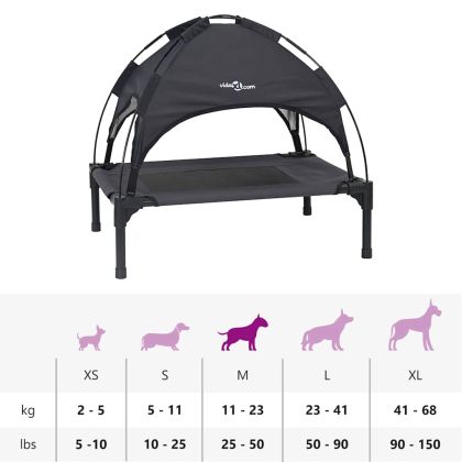 Кучешко легло Черно m Стомана