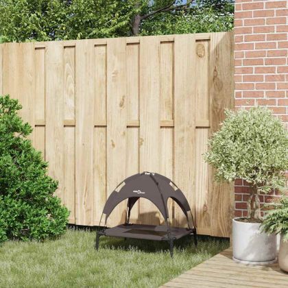 Кучешко легло Кафяво s Стомана