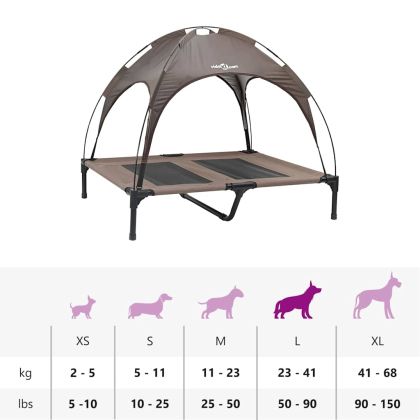 Кучешко легло Кафяво l Стомана