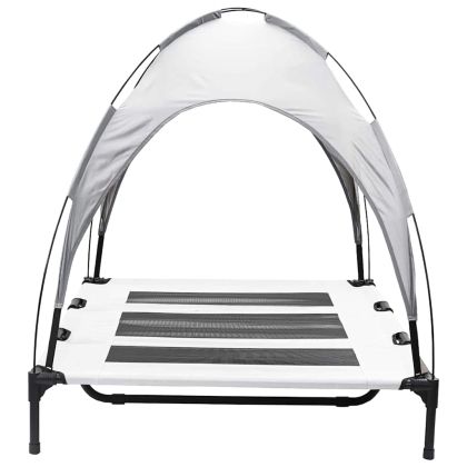 Кучешко легло Сребристо сиво xl Стомана