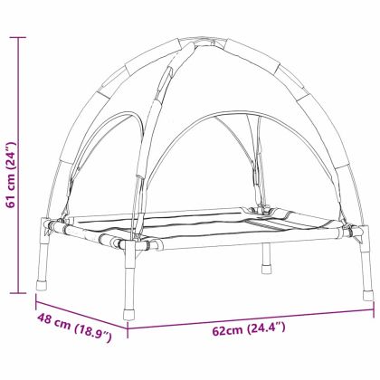 Кучешко легло Нейви синьо s Стомана