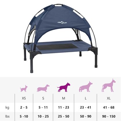 Кучешко легло Нейви синьо m Стомана