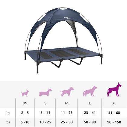 Кучешко легло Нейви синьо xl Стомана