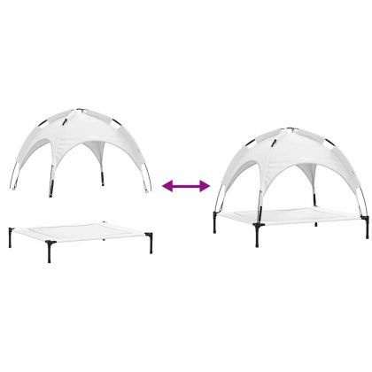 Кучешко легло Сребристо сиво l Стомана