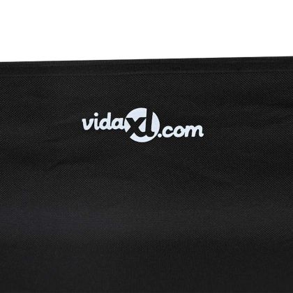 Кучешко легло Черно МЛ Оксфордска тъкан и стомана