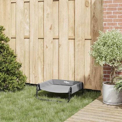 Кучешко легло Светлосиво s Оксфордска тъкан и стомана