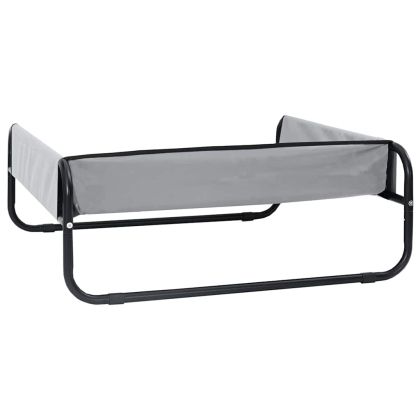 Кучешко легло Светлосиво s Оксфордска тъкан и стомана