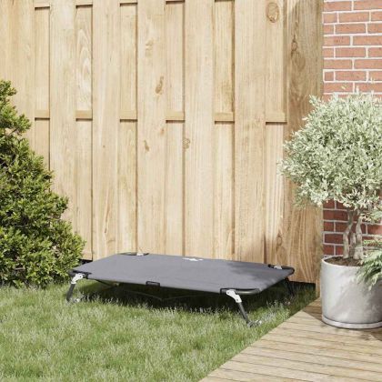 Кучешко легло Светлосиво 90 x 55 x 18 см