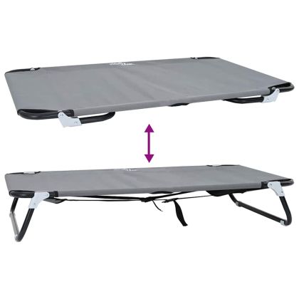 Кучешко легло Светлосиво 90 x 55 x 18 см